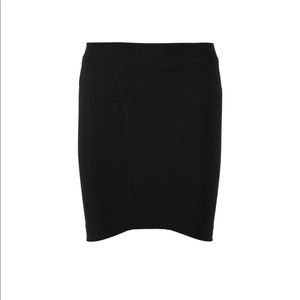 Helmut Lang Black Gala Mini Skirt XS P